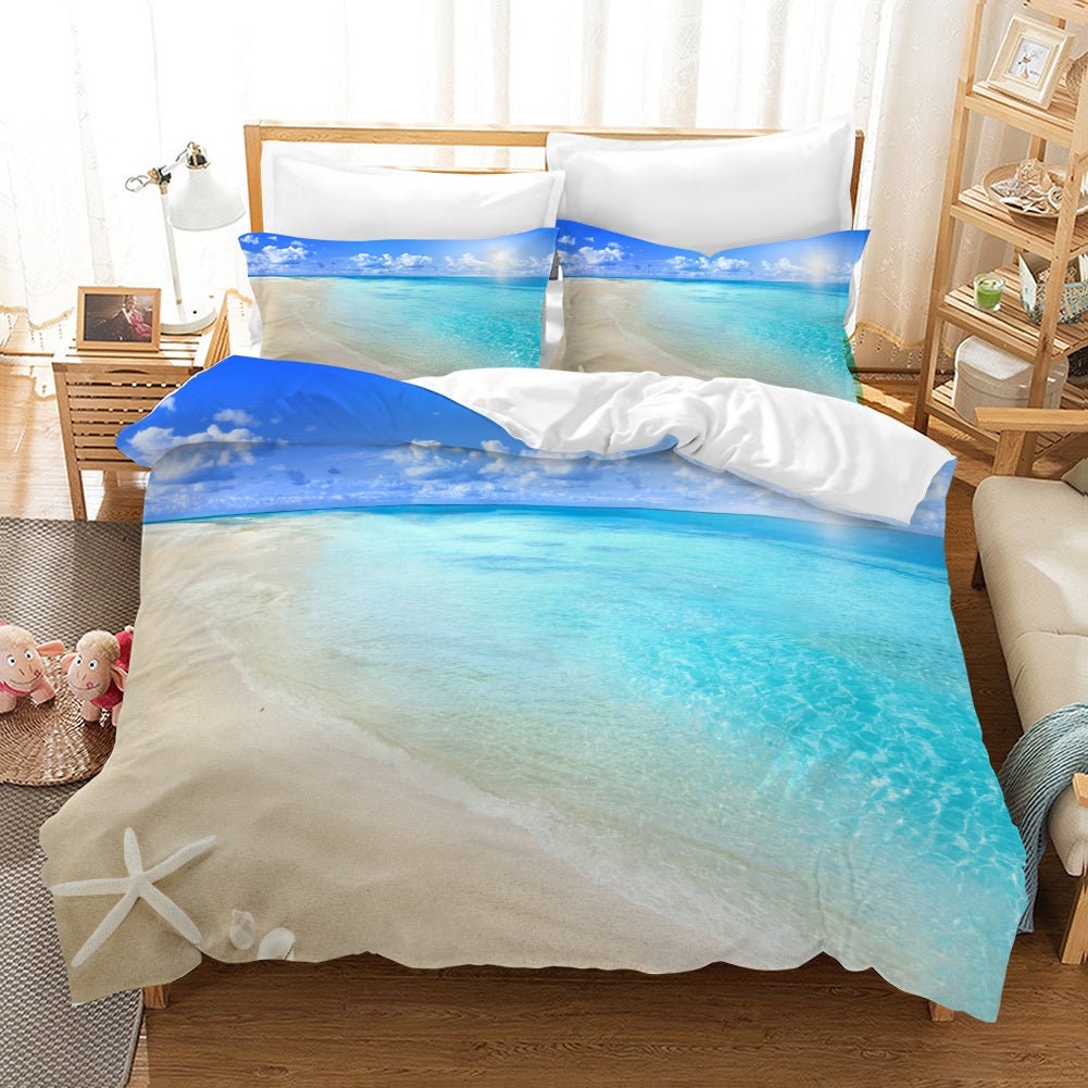 Beach Themed Bedding Etsy UK