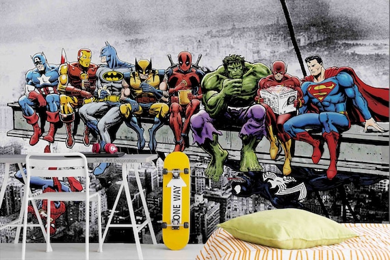 Wallpaper cheap superhero 3d