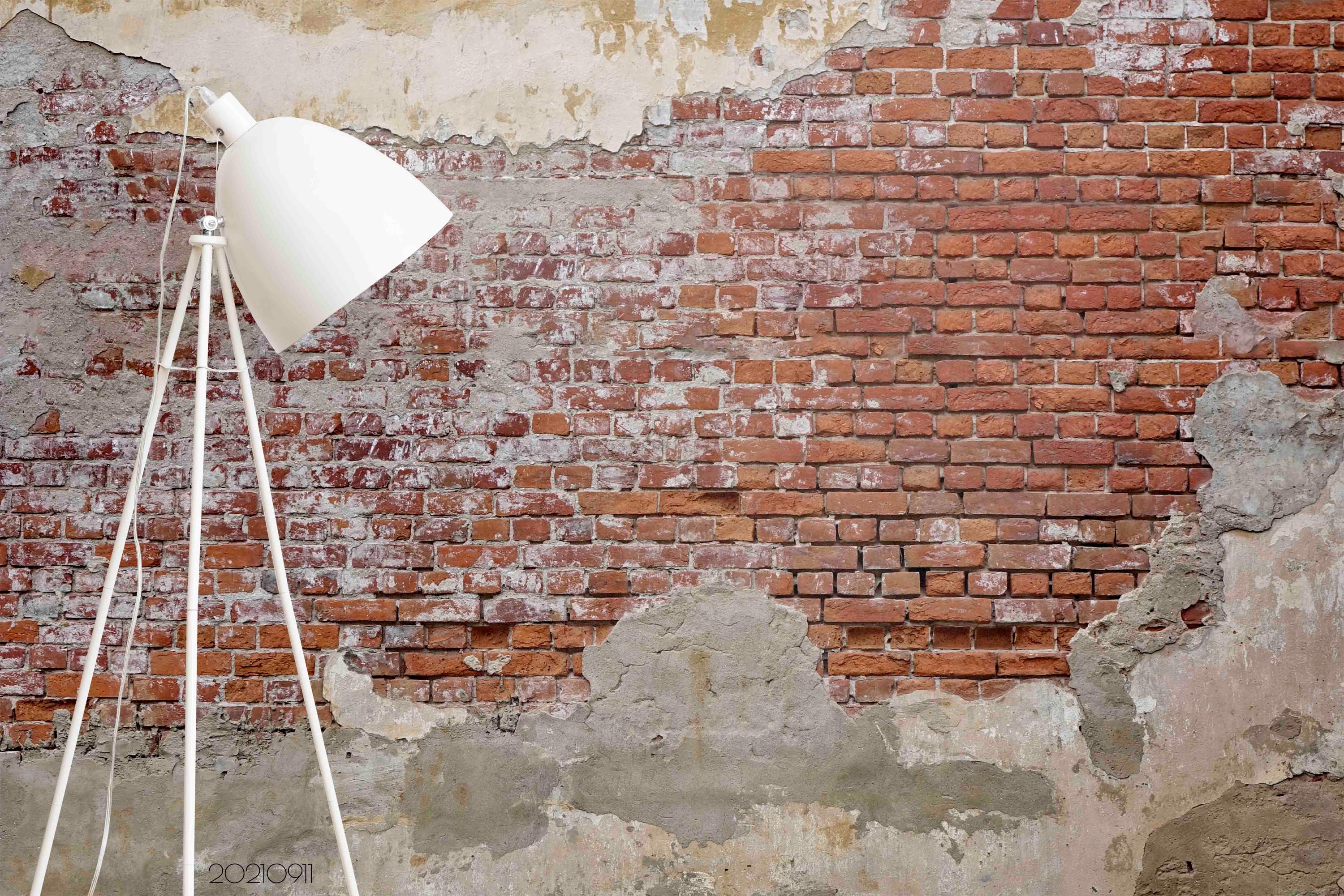 3D Retro Red Brick Wall Mural – Peel and Stick Wallpaper - Etsy