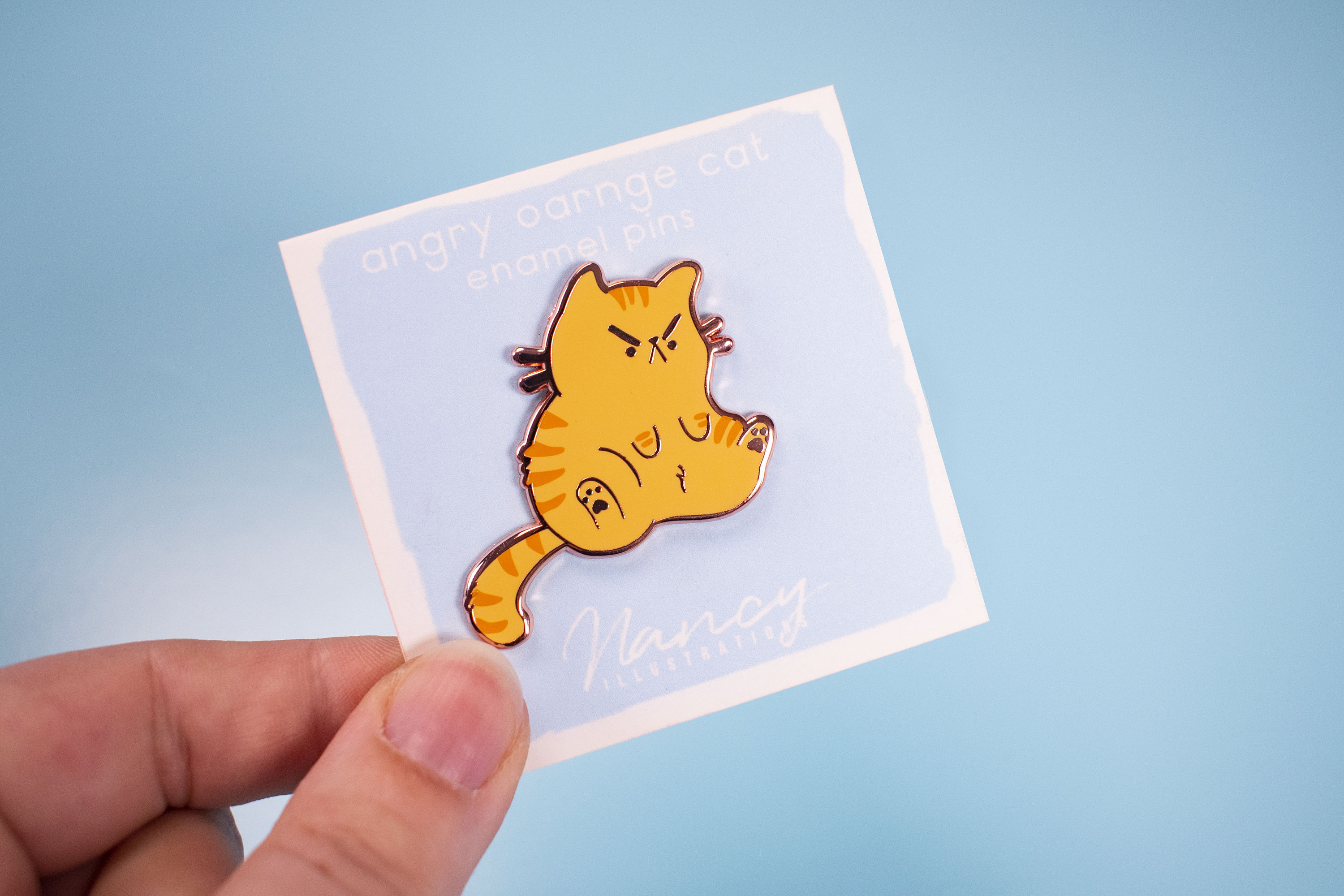 Killer cat enamel pin for cat lovers funny cat pins for her funny cat pins  for cat owners