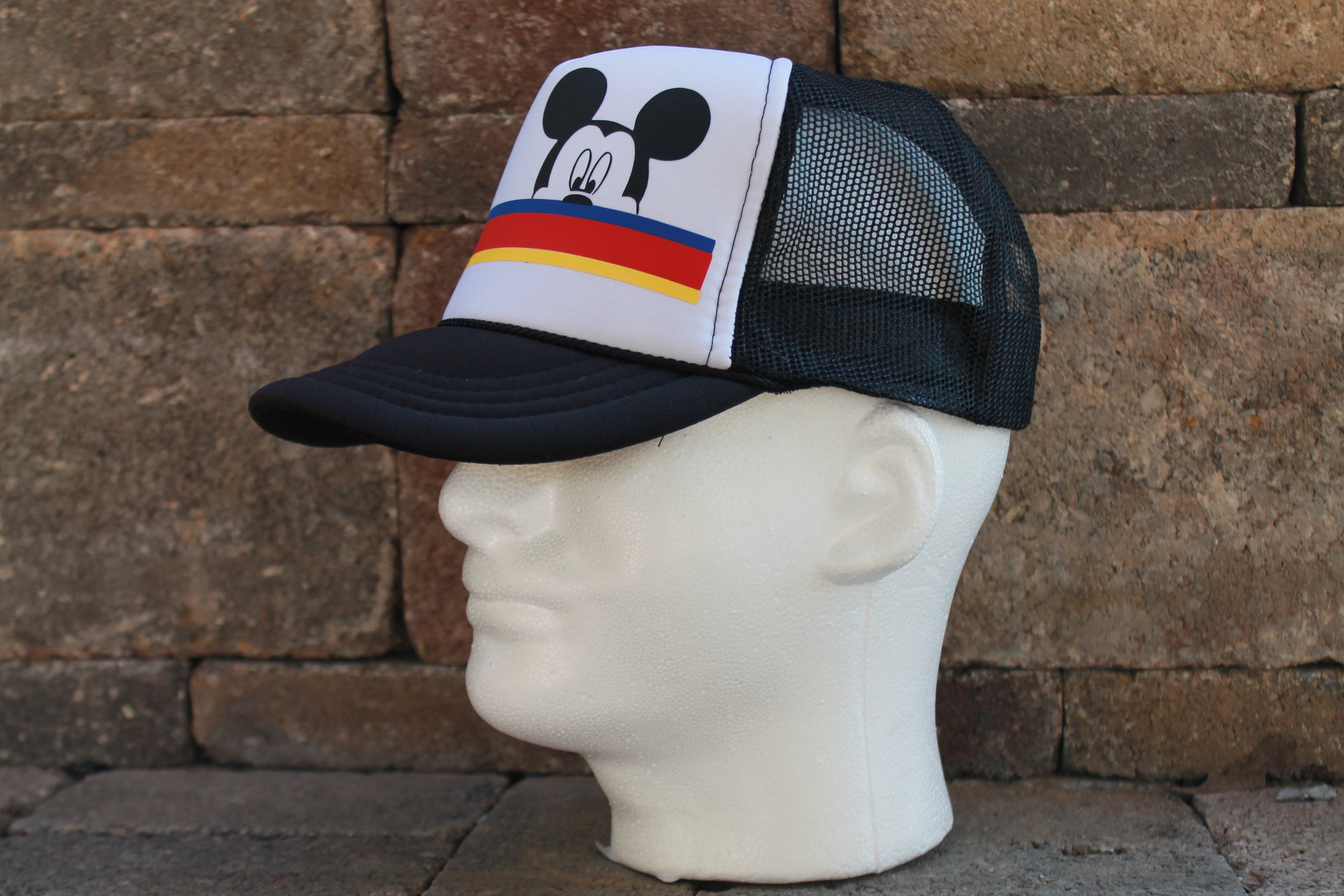Disney Trucker Hat / Disney Mouse Hat / Disney Mickey Hat / Etsy