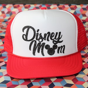 Disney Mom Trucker Hat / Womens Disney Hat / Mom Disney Hat / Disney Hat / Mom Trucker Hat / Disney Trucker Hat