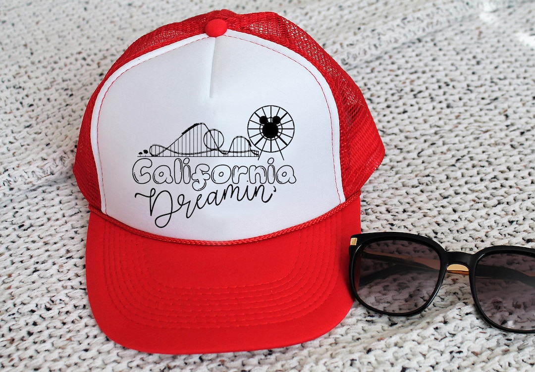 Disney California Hat / Womens Disney Hat / Mens Disney Hat