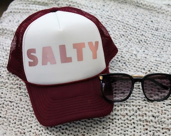Salty Trucker Hat: Vintage Style Beach Hat