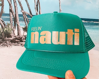 Feelin' Nauti Trucker Hat : Sommer Netzhut für Frauen