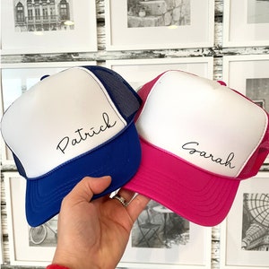 Custom Name Trucker Hat: Personalized Baby, Toddler, Youth