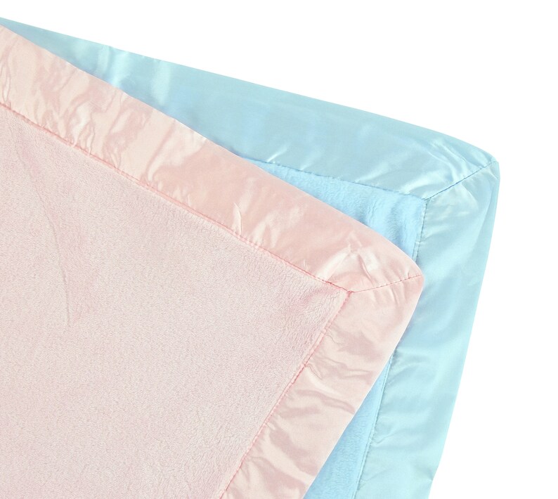 Personalized Baby Blanket Very Soft Mink Fleece Pink Personalized Baby Blanket for Girls