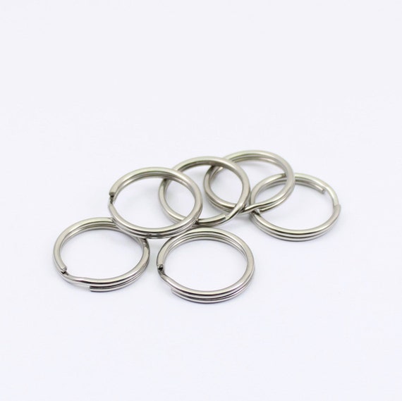 10 X Large Steel Split Rings 20mm Double Jump Rings for DIY