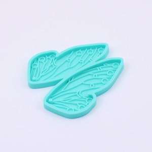 1/2 x Butterfly Wing Silicone Moulds, 50mm x 21mm Approx Internal Dimensions, by Jewellery Making Supplies London ( JMSLondonCo )