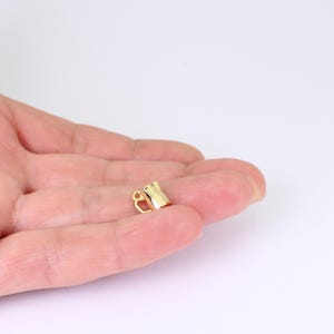 1/2 x Tiny 3D Jug Charms, Miniature Homewares, 18K Gold Plated Brass, by Jewellery Making Supplies London ( JMSLondonCo )