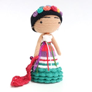 Frida Balusa Pattern (Spanish) Blue Bubalú