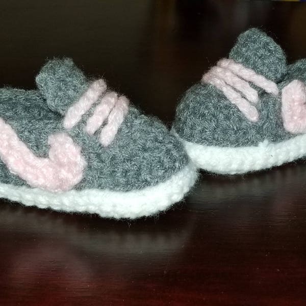 Nike Baby Crochet Shoes - Etsy
