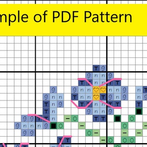 3 Easter Eggs Cross Stitch Patterns, Spring Flowers Floral - Instant ...
