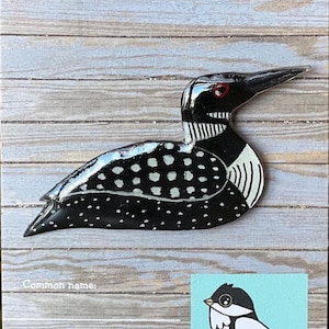 Common Loon Lapel Pin (or magnet, pendant)