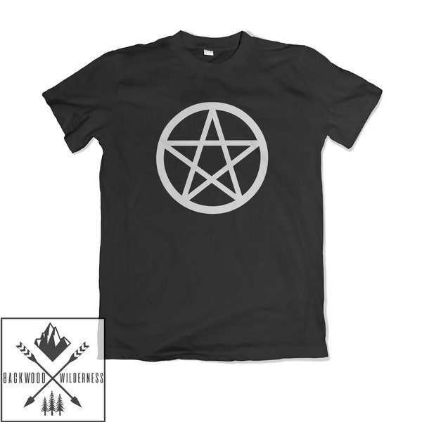 Pentagram Goth Emo Metal Tumblr Hipster Rock Festival Satan Funny Hot Topic Unisex Mens Womans T Shirt