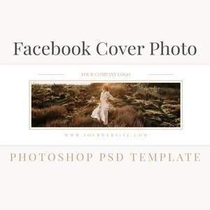 Copertina delle pagine Facebook, Fotografia aziendale, carta strappata, strappata, PSD Photoshop, Modello Facebook per le aziende