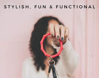 Bamboo bracelet best sale keychain