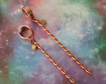 Keys of the Universe - Venus Key - Prince - Quantum Healing Energy - Golden Tiger Eye -Joy -Love -Harmony -Reiki -Metaphysical Tool - Copper