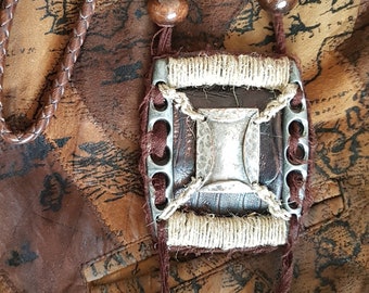 New but old, old but new - handmade necklace, metal necklace