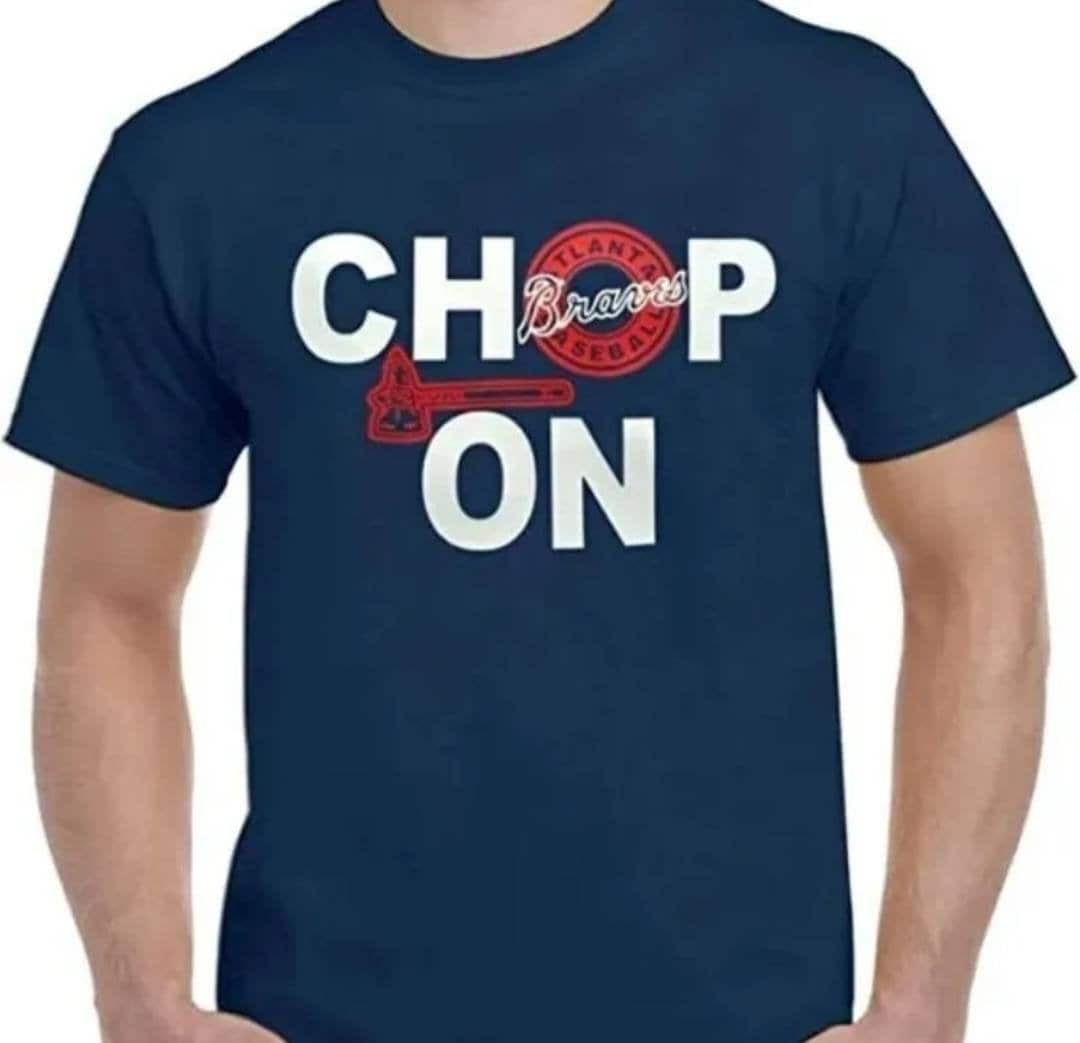 Fear the Chop shirt Funny Braves Atlanta Baseball Quote Raglan Baseball Tee