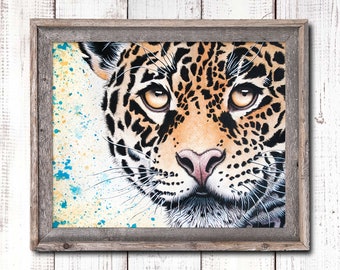 Jaguar Art, Watercolor Jaguar, Jaguar Prints