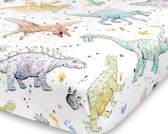 cotton dinosaur sheets