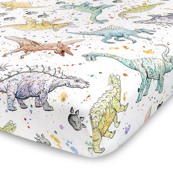 dinosaur crib sheet