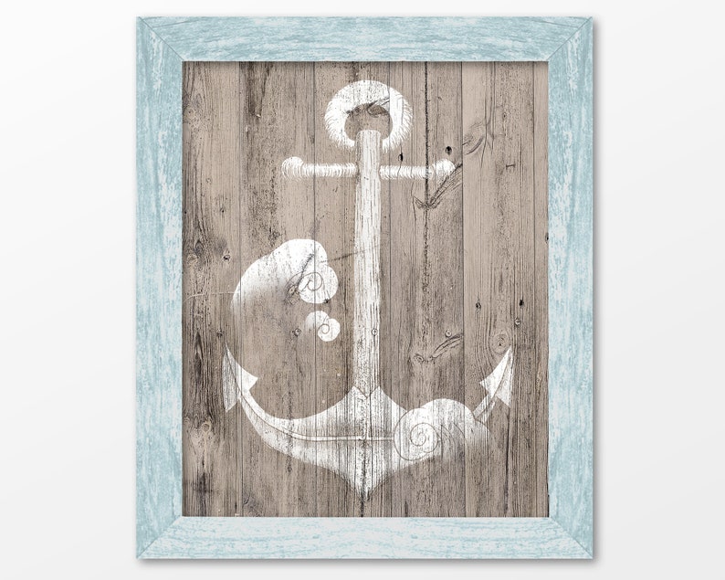 Rustic Nautical Nursery Art Nautical Decor 8 Nautical Etsy