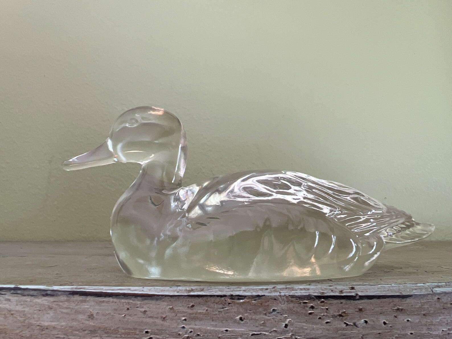 Vintage Fenton Glass Duck Figurine Made in USA/ Fenton Art Etsy