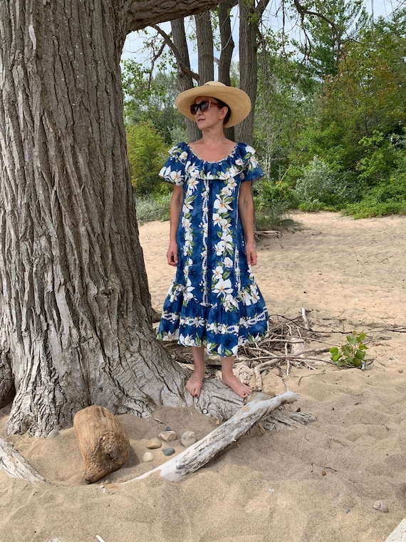 Vintage Jade Fashions Made in Hawaii Cotton Dress Sz. S Vintage Jade Fashions Made in Hawaii Cotton Dress Sz. S