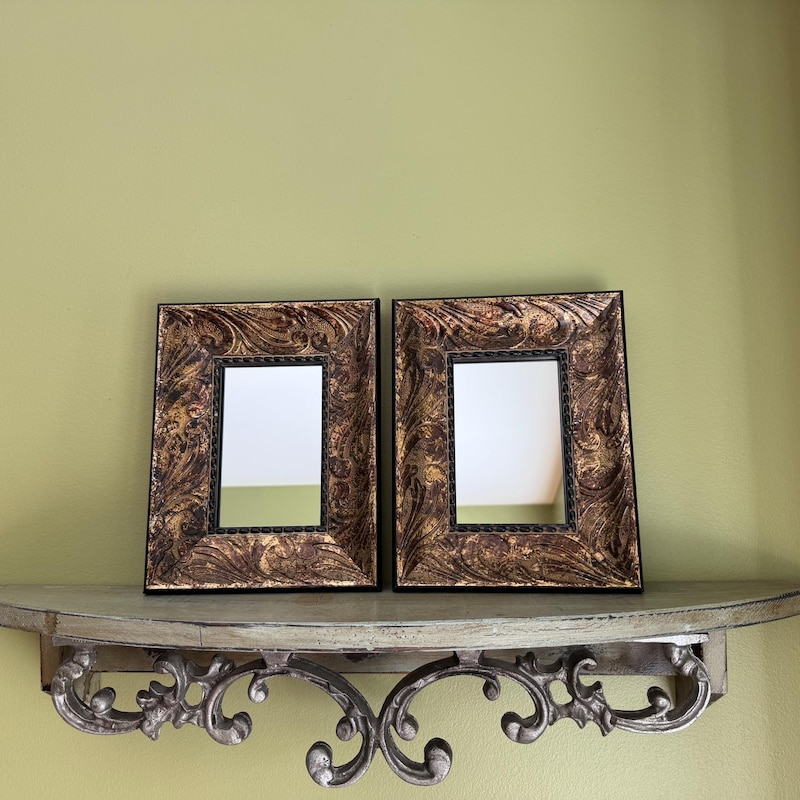 Baroque Mirrors Pair - Etsy