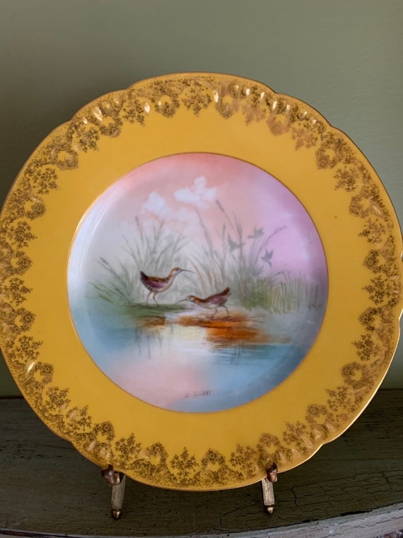 アンティークリモージュプレートB