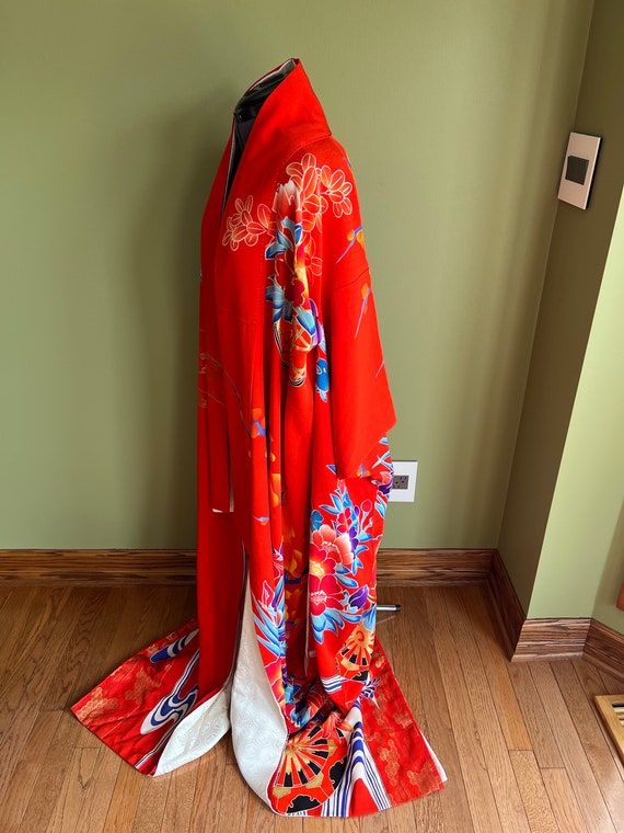 Vintage Authentic Japanese Kimono/Hand Sewn Japan… - image 2