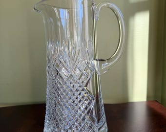 Vintage Waterford Kristallkrug Sullivan Muster 42oz. Fassungsvermögen/Sullivan Sammlung von Waterford Kristall Krug/Krug
