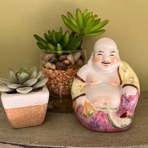 Vintage Porcelain Chinese Laughing Buddha