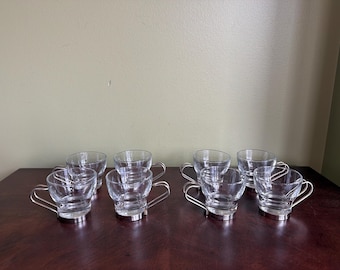 Vintage Bormioli Rocco Oslo Espresso Cups 3.5 oz Set of 8