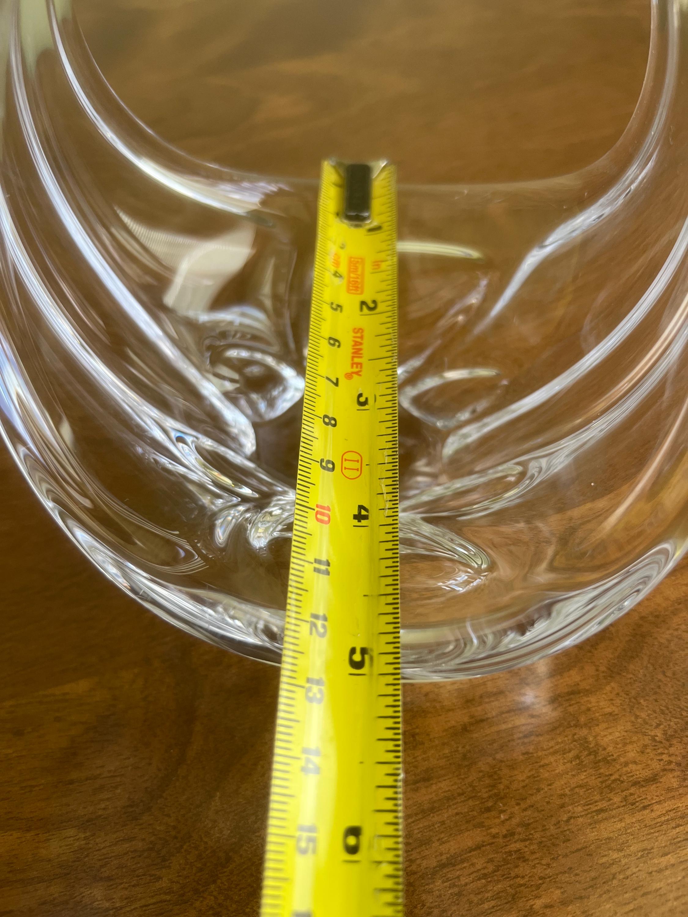 Vintage Cofrac Art Verrier France Crystal Candy Dish/ Cofrac