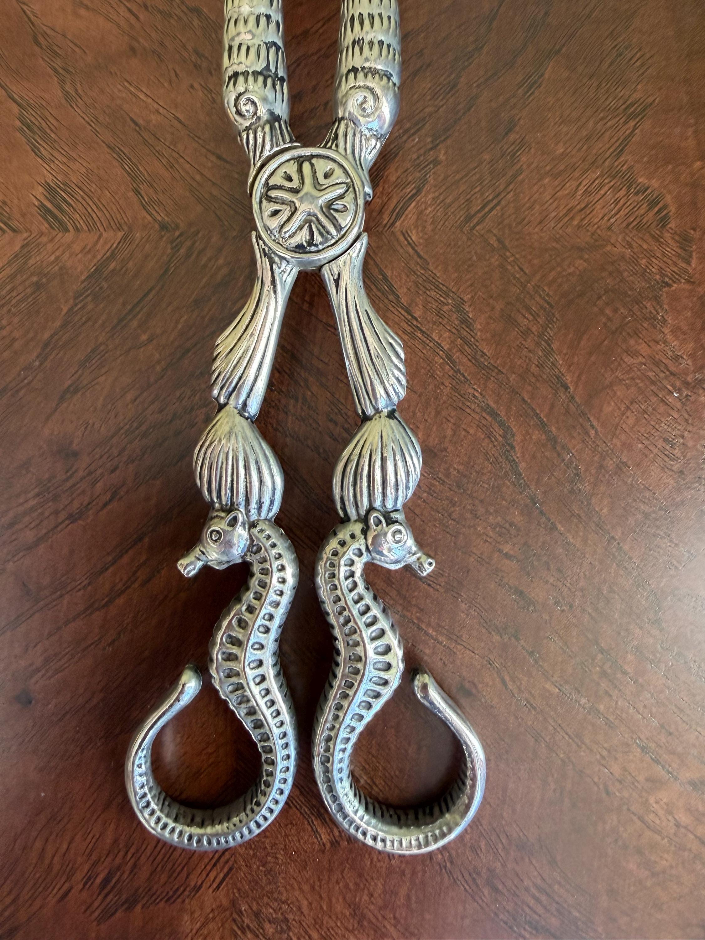 Godingerのヴィンテージ タツノオトシゴ シルバーメッキ シザー