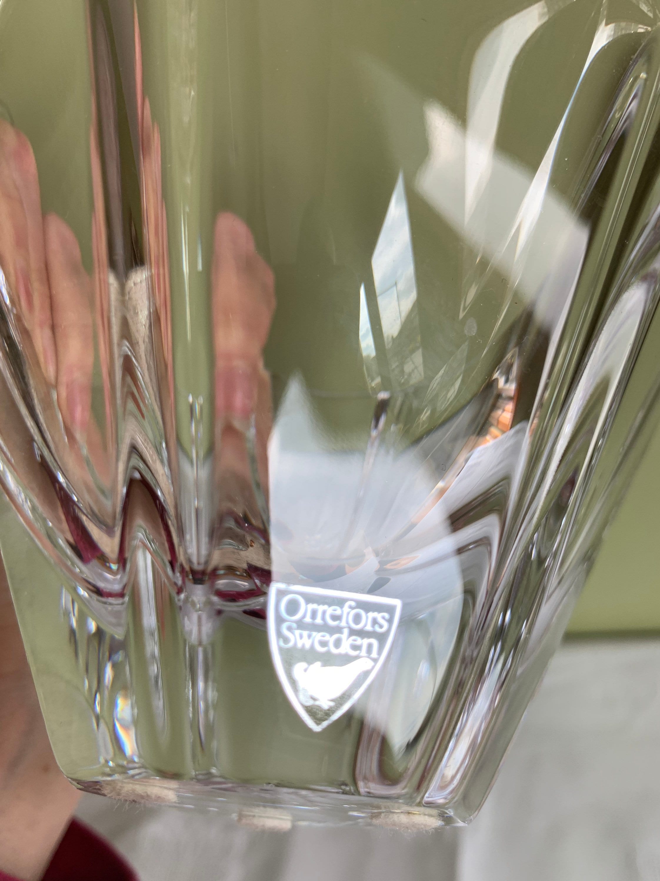 Vintage Orrefors Sweden Chrystal Candy Dish/ Orrefors Sweden Small