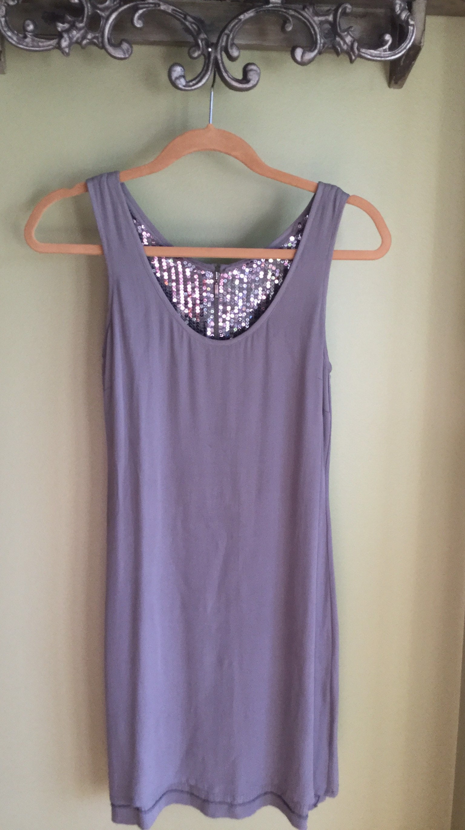 Ladies Calvin Klein Silver Sequined Strapless Dress *Brand New With Ta –  Refa's Thrift Closet