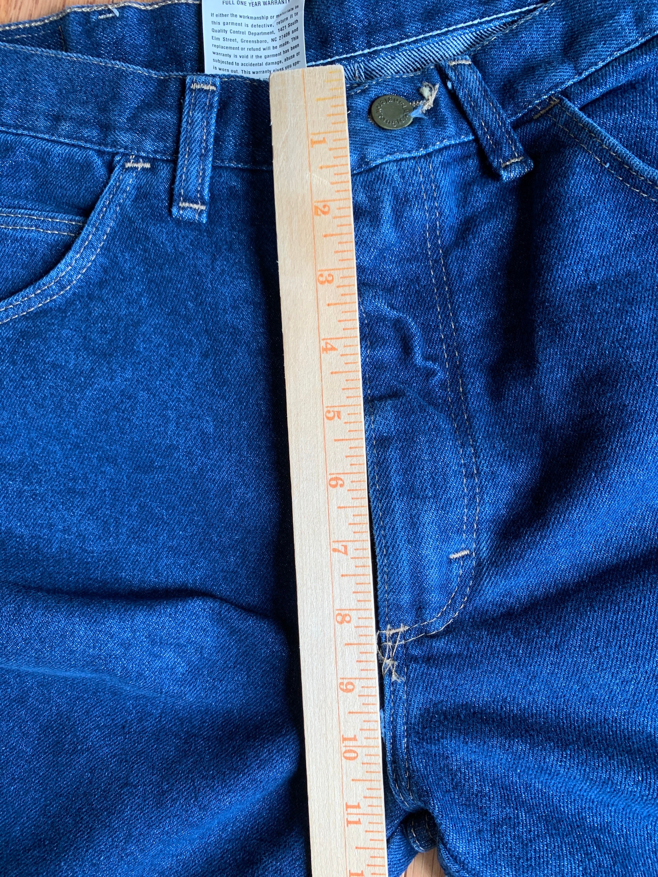 Vintage Authentic Wrangler Blue Jeans 34x 30 Made in USA - Etsy