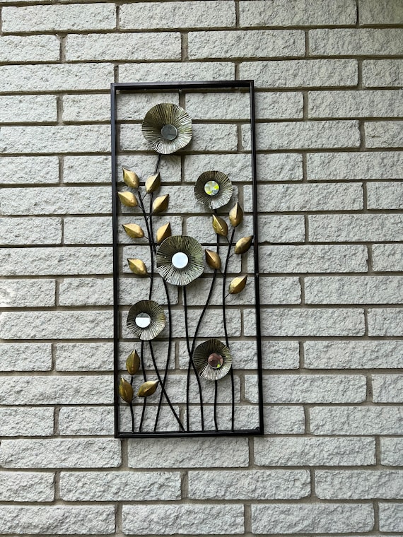 vintage metal wall art