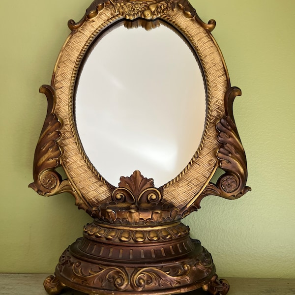 Vintage Vanity Mirror Etsy