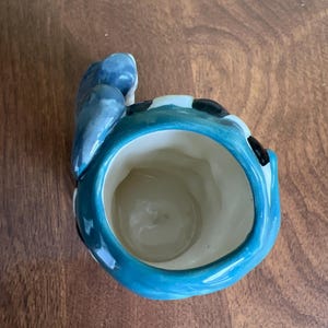 Vintage porslin Falconern av Royal Doulton liten mugg tillverkad i England/ROYAL DOULTON karaktär Toby jug Falconer miniatyr D6547 bild 7