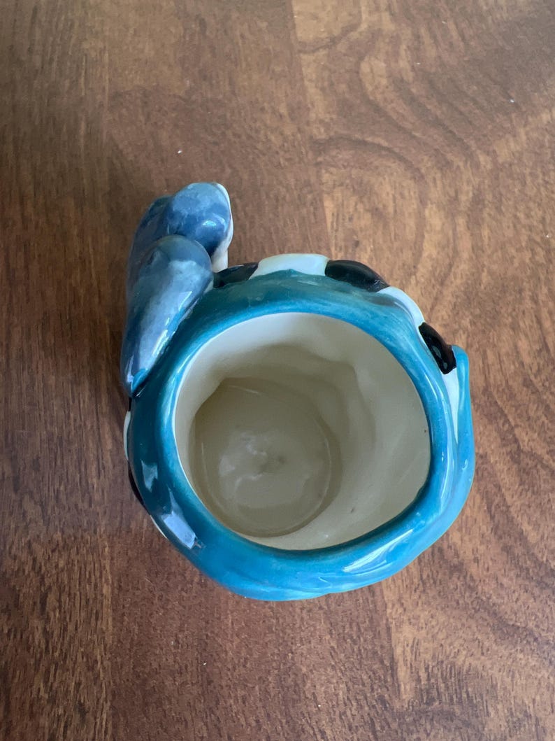Vintage porslin Falconern av Royal Doulton liten mugg tillverkad i England/ROYAL DOULTON karaktär Toby jug Falconer miniatyr D6547 bild 7