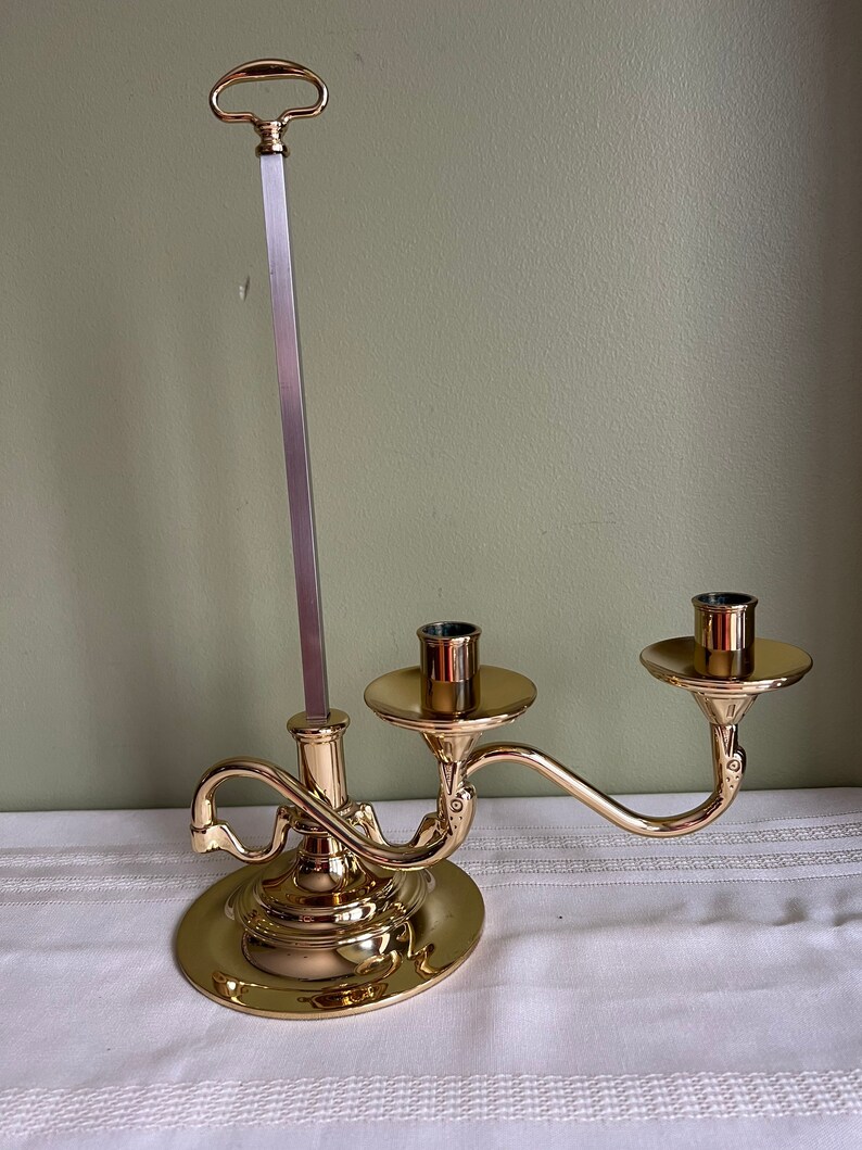 Vintage Baldwin Brass 2 Arms Serpentine Candelabra/ Regency Etsy