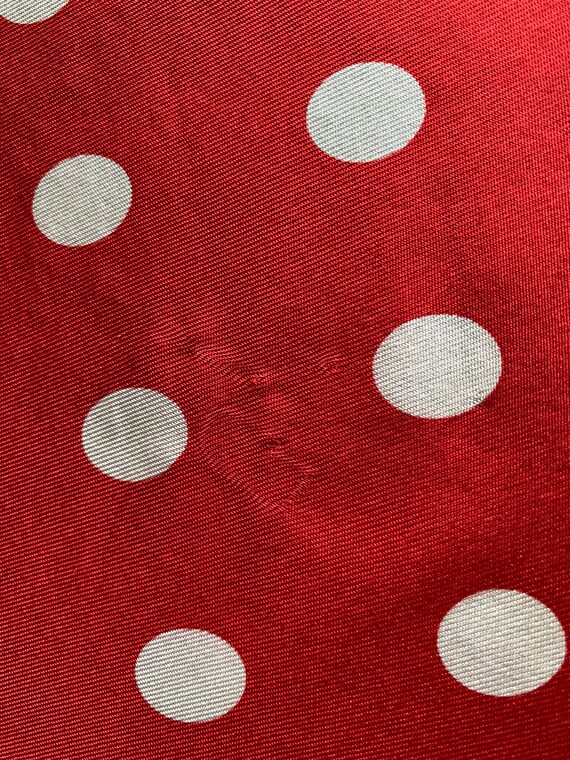 Echo Mod Polka Dot with Coins Print Silk Scarf/ V… - image 7