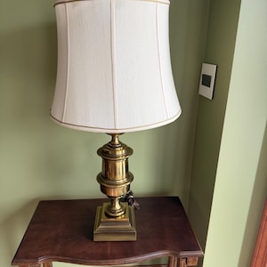 Swing Arm Brass Table Lamp - Etsy
