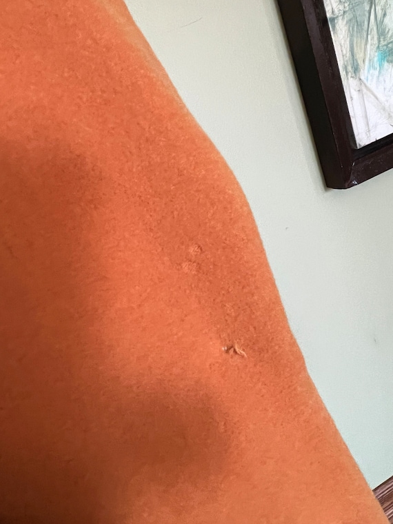 ESCADA オレンジ コート サイズ38 ウールカシミア