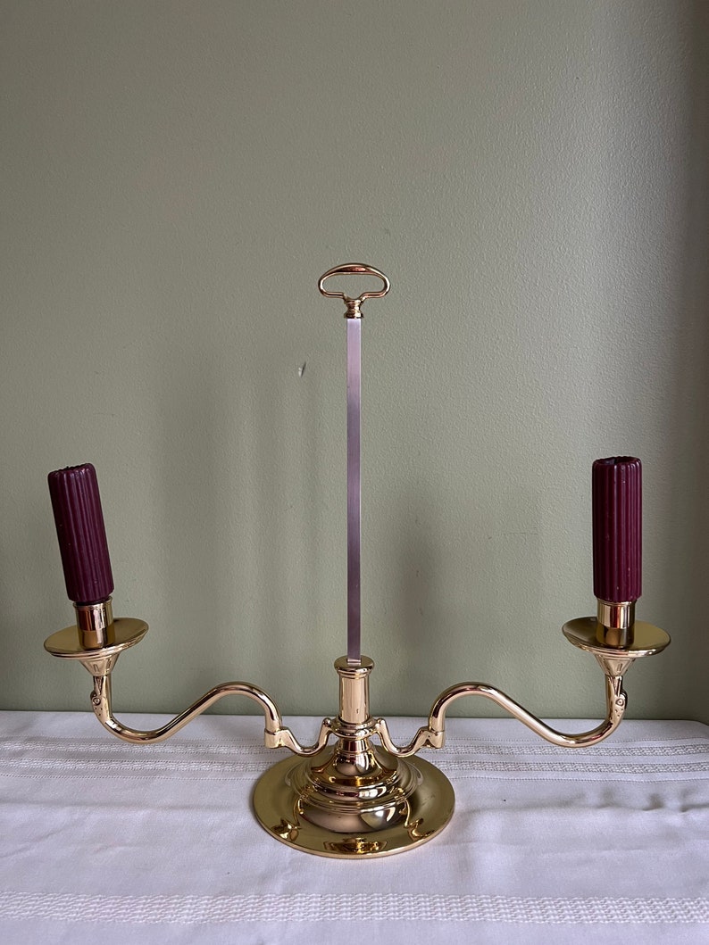 Vintage Baldwin Brass 2 Arms Serpentine Candelabra/ Regency Etsy